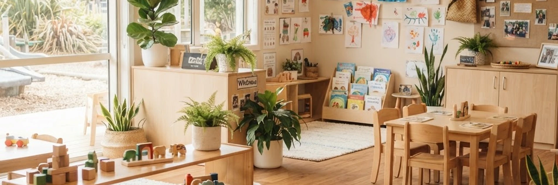 Bright, welcoming interior at Noble Early Learning Centre